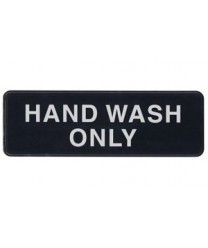 Winco Sgn 303 Information Sign Hand Wash Only 3 X 9 Able Kitchen