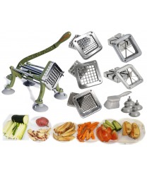 TigerChef Heavy Duty French Fry Cutter Complete Set - Able Kitchen